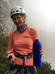 Romana Vidmar (4120 visits) V Jesih Potočnikovi smeri v Debeli peči. Romana Vidmar